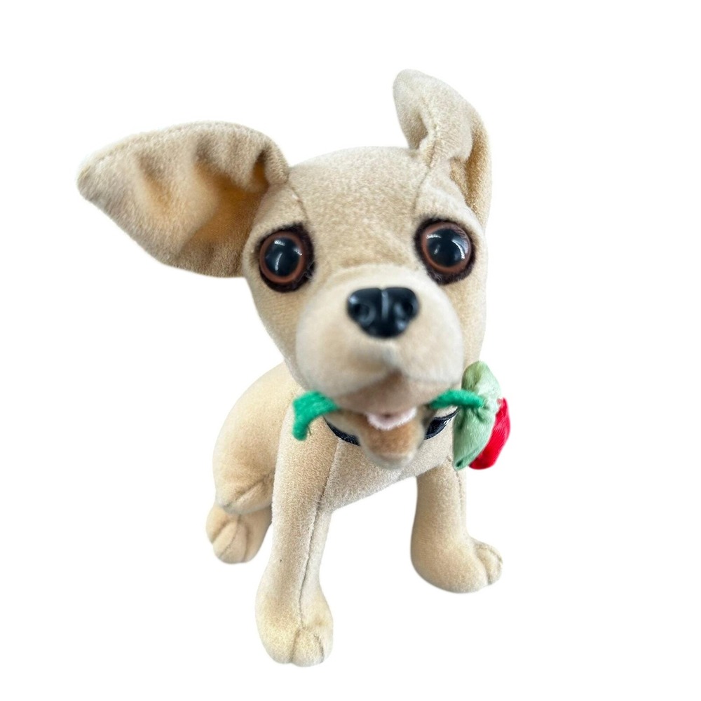 Applause Taco Bell Chihuahua Plush 6" Tan Rose Quiero Taco Bell Vintage 66462